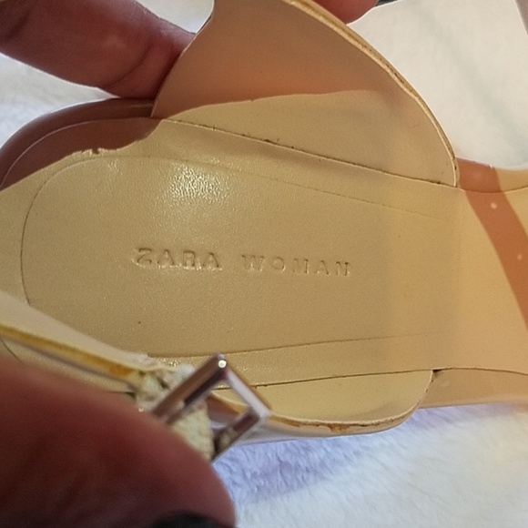 Zara Yellow Sling Backs - Picture 6 of 8